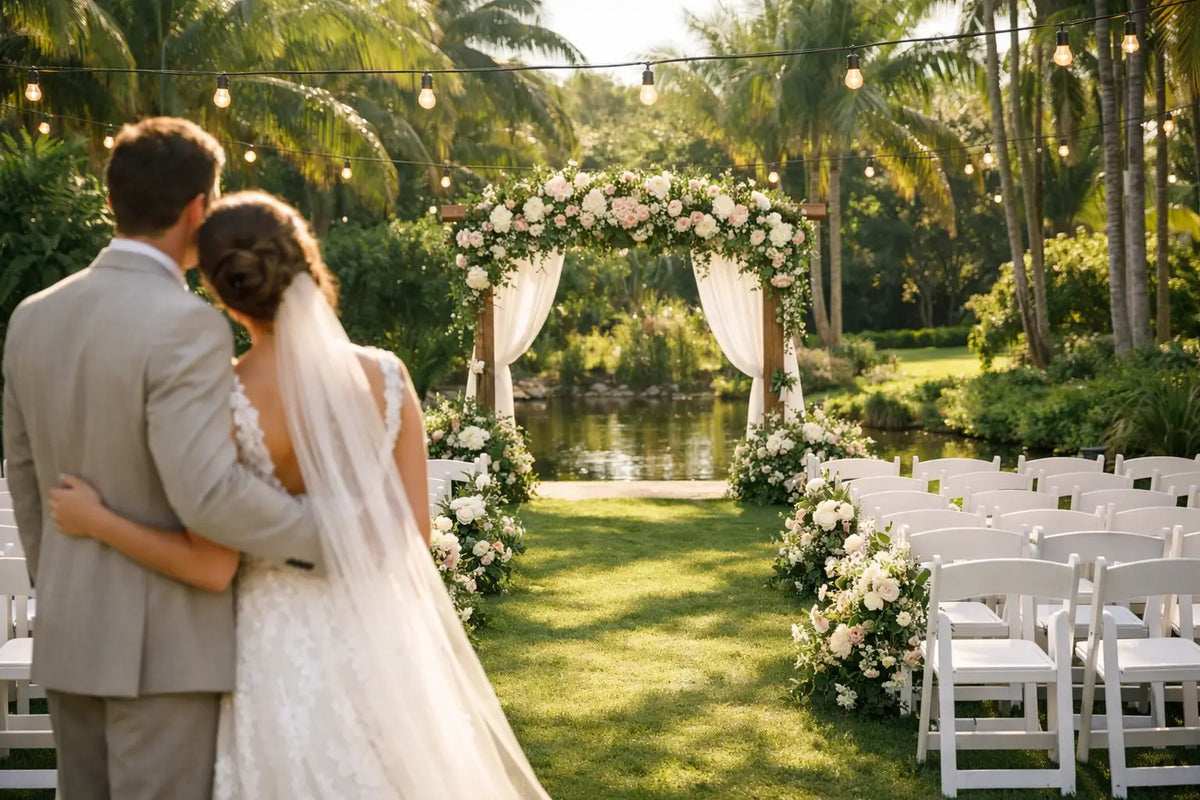 Garden Wedding Venue Fort Lauderdale Couples Love