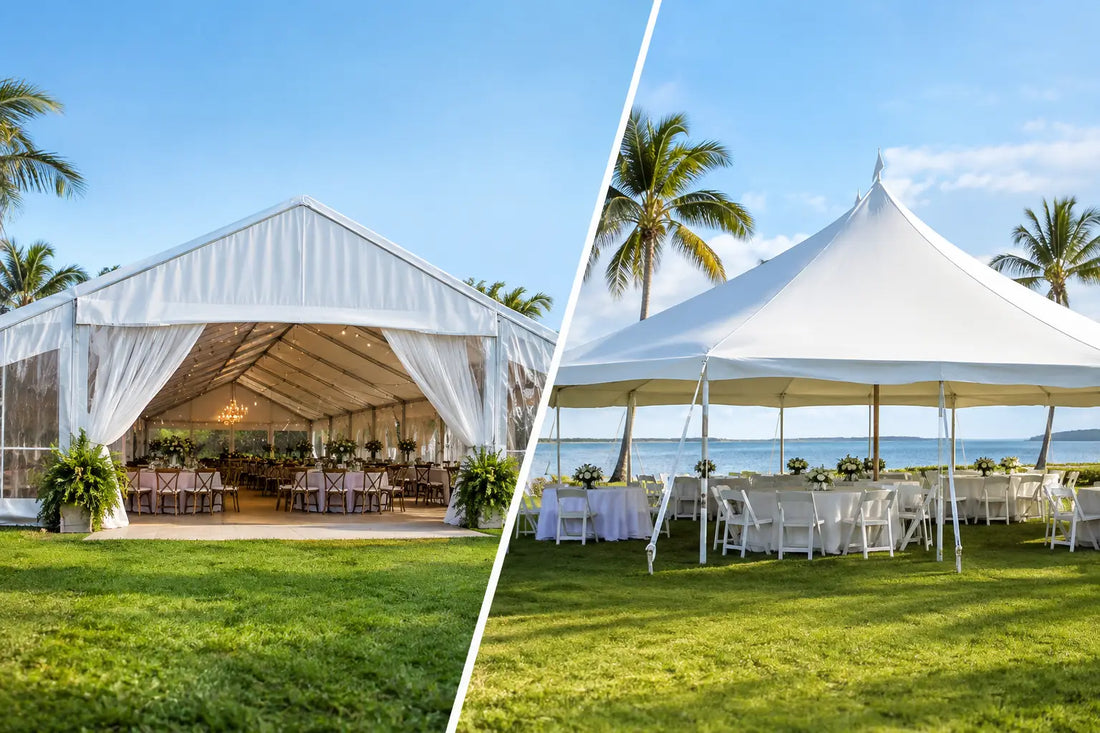 Barn Tent Comparison for a Beautiful Florida Event