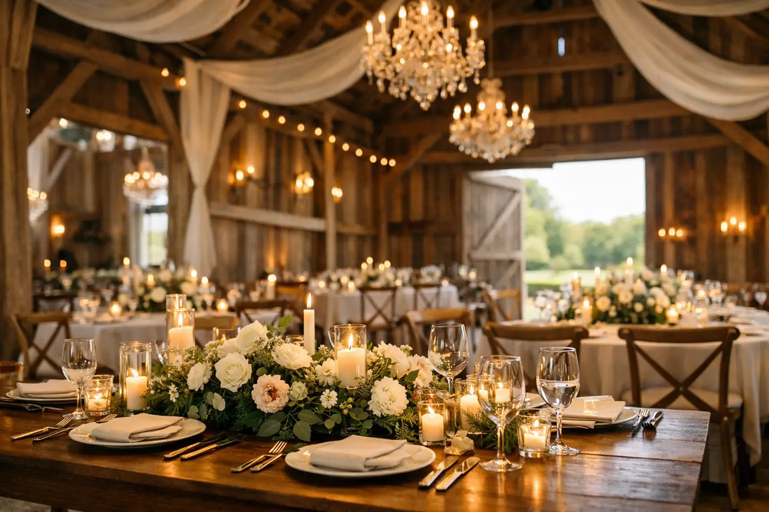 How to Plan Barn Receptions That Feel Refined