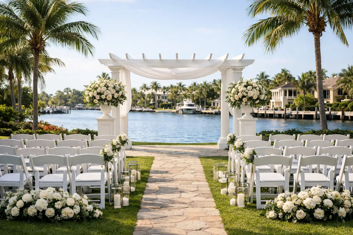 An Outdoor Ceremony Venue in Fort Lauderdale