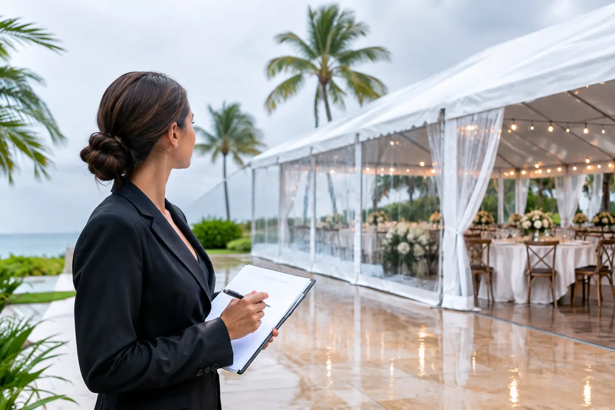 Rain Backup Planning for a Beautiful Florida Event